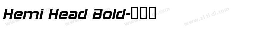 Hemi Head Bold字体转换